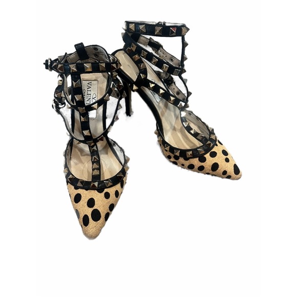 Inspired Rockstud heels, size 36, worn 2x, runs small - more like a size 5.5 - Picture 3 of 4